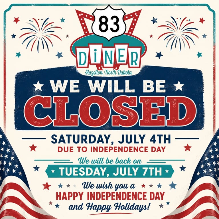 Closed for Independence Day
